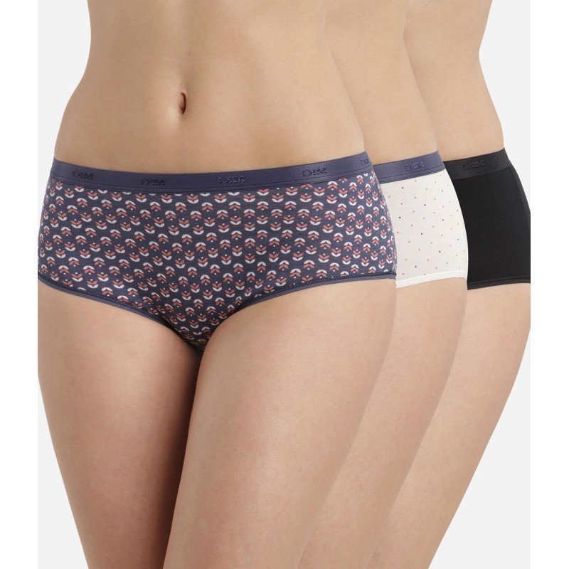 Pack 3 culottes DIM les Pockets 4C20 LOT FLEURI AHR- ENCANTOS.ES