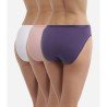 Pack 3 Bragas DIM Les Pockets 4H00 Viol/Maq/Blanco