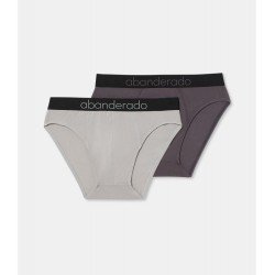 Pack 2 Slips Sensitive Abanderado C7L 1QL GRIS-ENCANTOS.ES