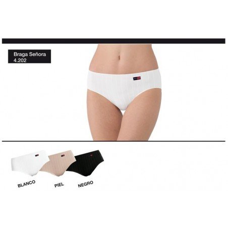 Pack 6 Bragas Midi de modal  4202 Pierre Cardin  - ENCANTOS.ES